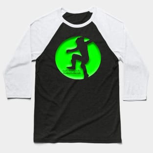 Curb Stomp- Green Baseball T-Shirt